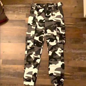 Camo cargo pants